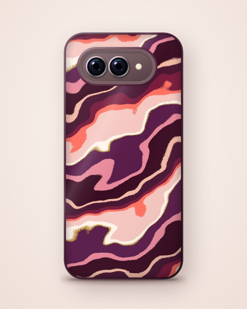 Wine Swirl Case, Pixel 9