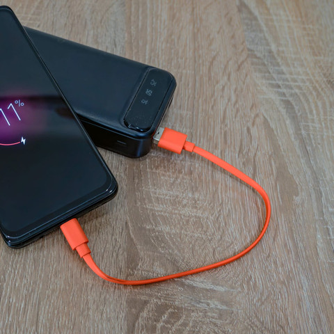 Phone charging from a power bank