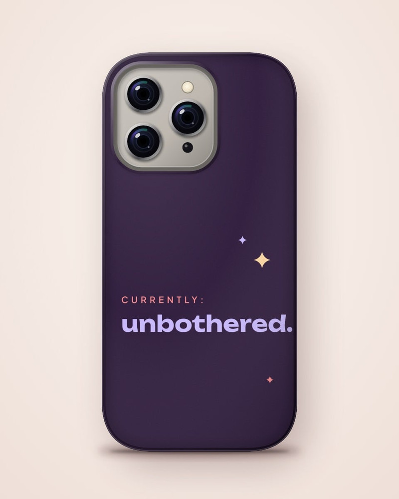 Currently Unbothered Case, iPhone 16 Pro