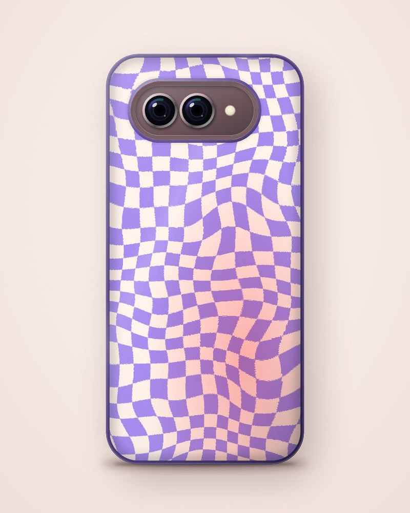 Warped Checker Case, Pixel 9