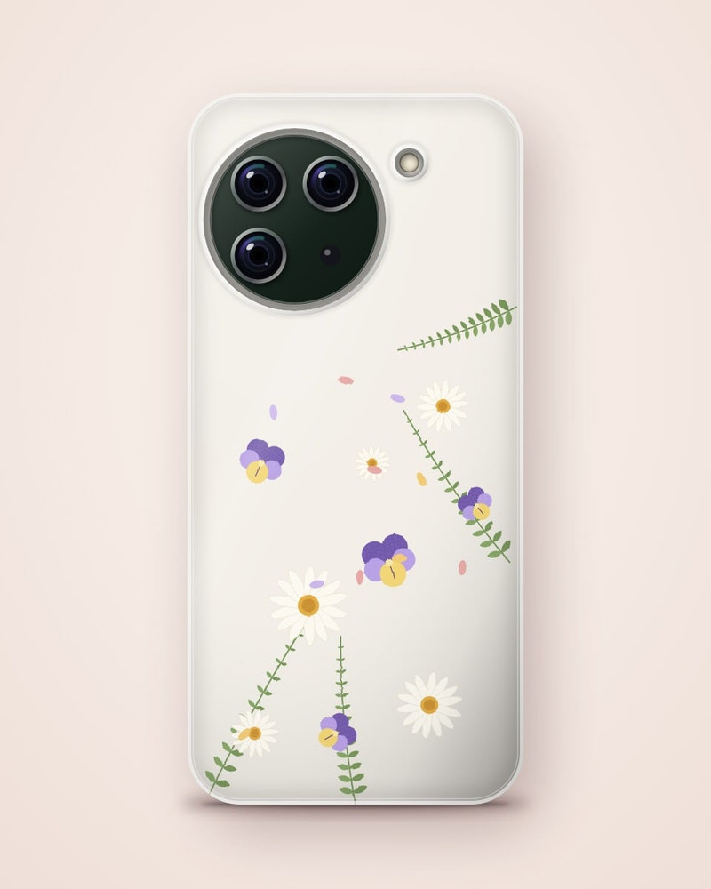 Pressed Petals Clear Case, OnePlus 12
