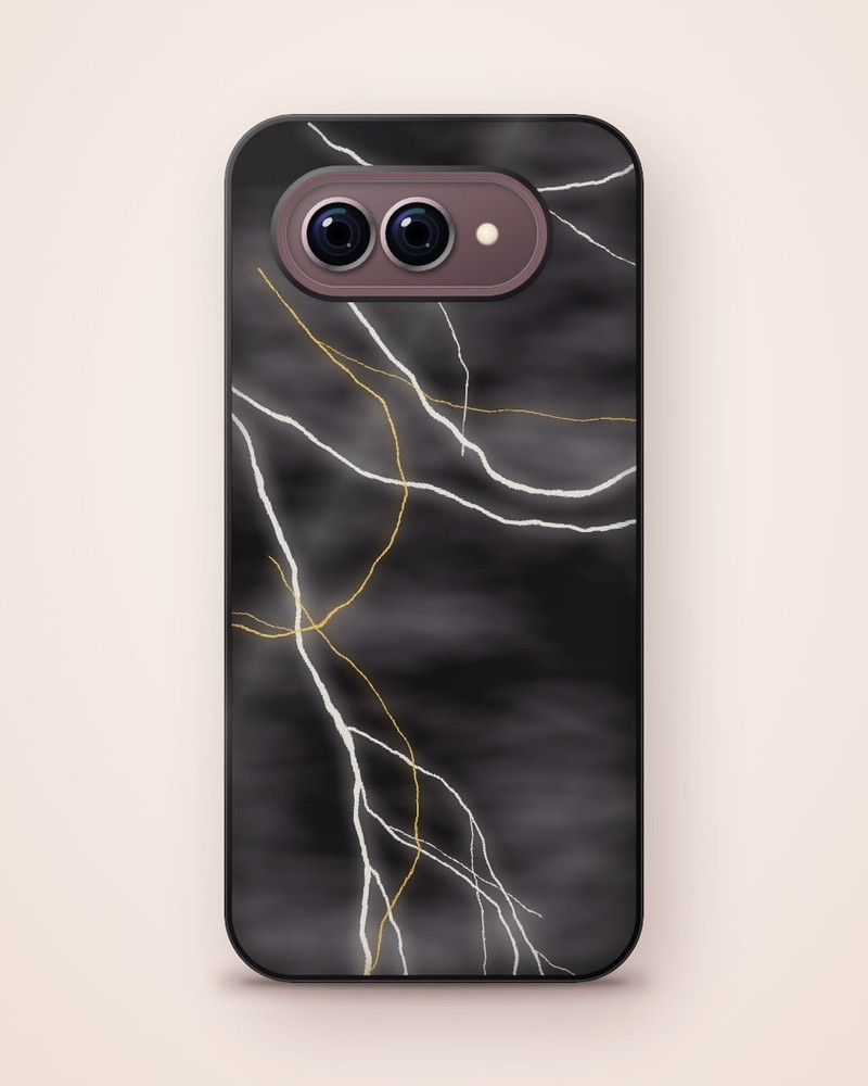 Nero Gold Marble Case, Pixel 9