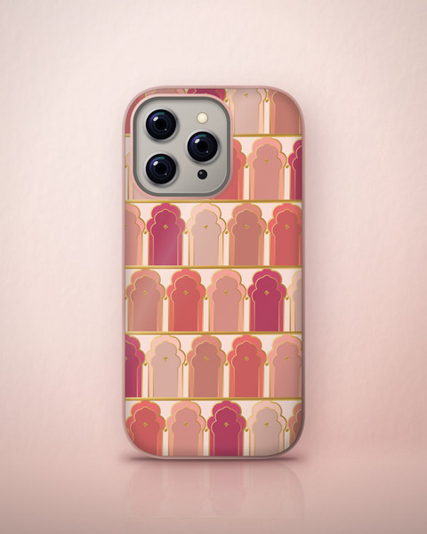 Mandir Arches Case on iPhone 16 Pro, front