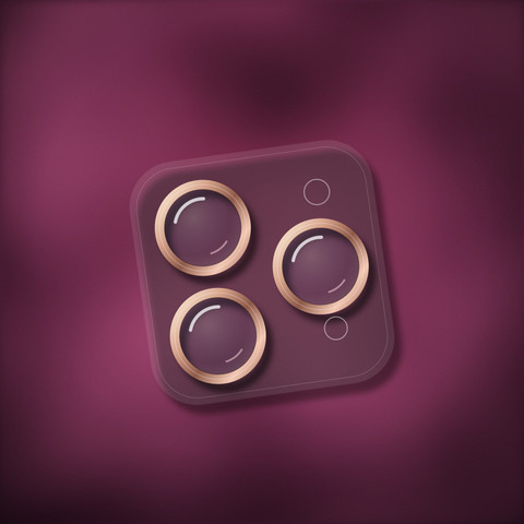 Camera lens protectors on an alignment tray