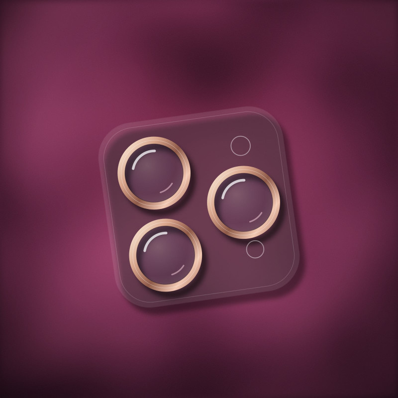 Camera lens protectors on an alignment tray
