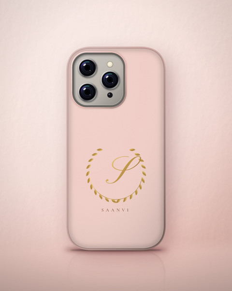 Signature Script Case on iPhone 16 Pro, front