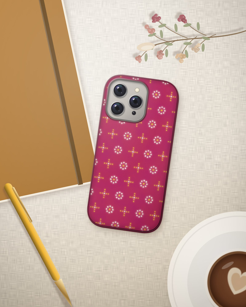 Bandhani Print Case