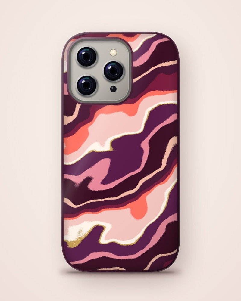 Wine Swirl Case, iPhone 16 Pro